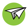 Papierflieger-Icon